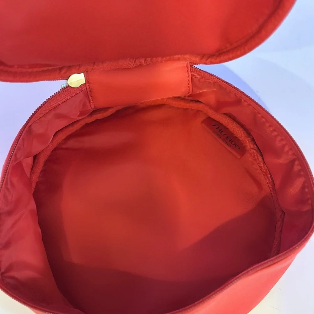 Shiseido Red and White Ginza Pouch